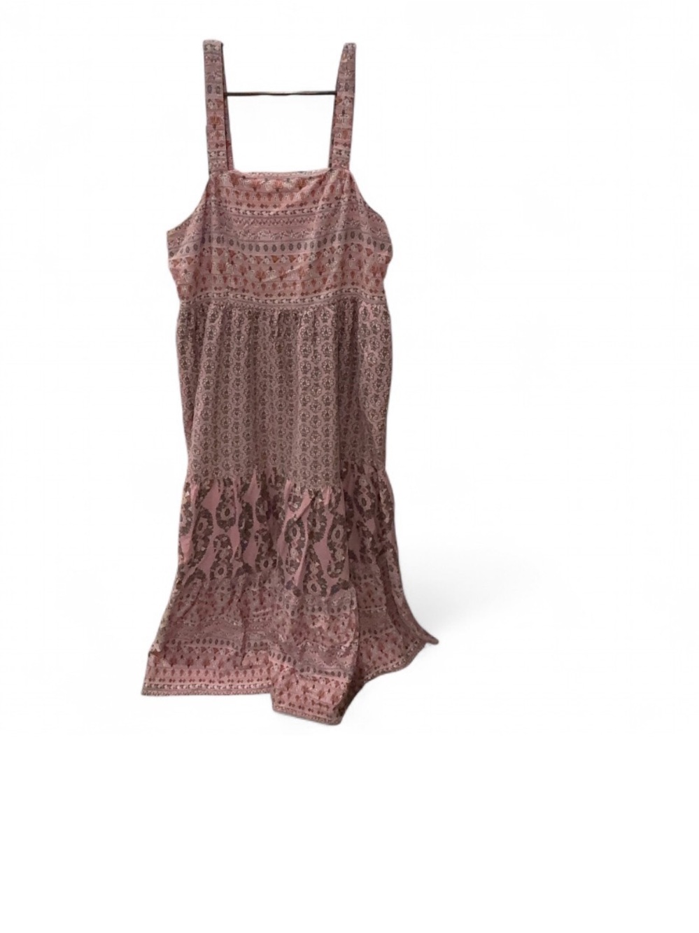 Knox Rose Pink Floral Boho Maxi Dress